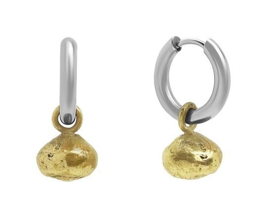 Серьги "средневековые пуговички" (golden)